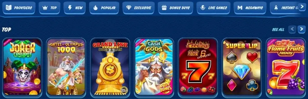 SG Casino screenshot